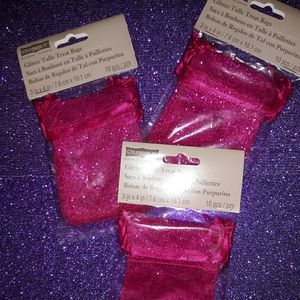 Celebrate It ~SPARKLING FUSHIA Organza bags